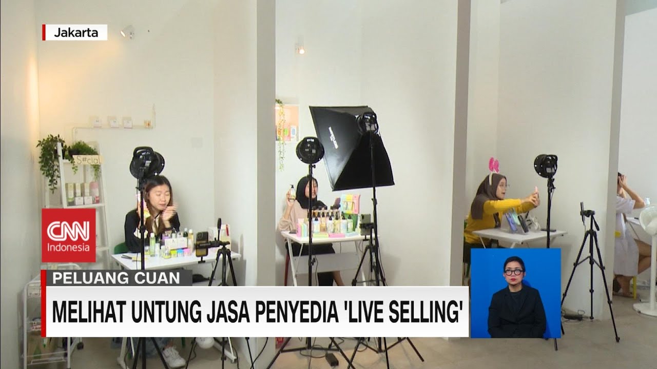 Melihat Untung Jasa Penyedia 'Live Selling'