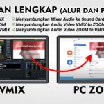 Cara Menyambungkan Laptop VMIX ke Laptop Zoom Meeting - Setting Audio Zoom VMIX, NDI, Mixer Audio