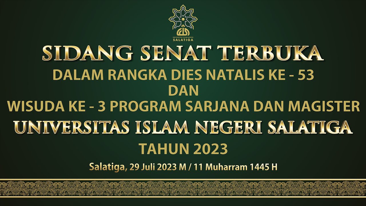 Jasa Live Streaming Wisuda UIN Salatiga April 2025