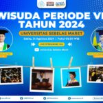 Wisuda Periode 7 Tahun 2024 Universitas Sebelas Maret - Sabtu, 31 Agustus 2024